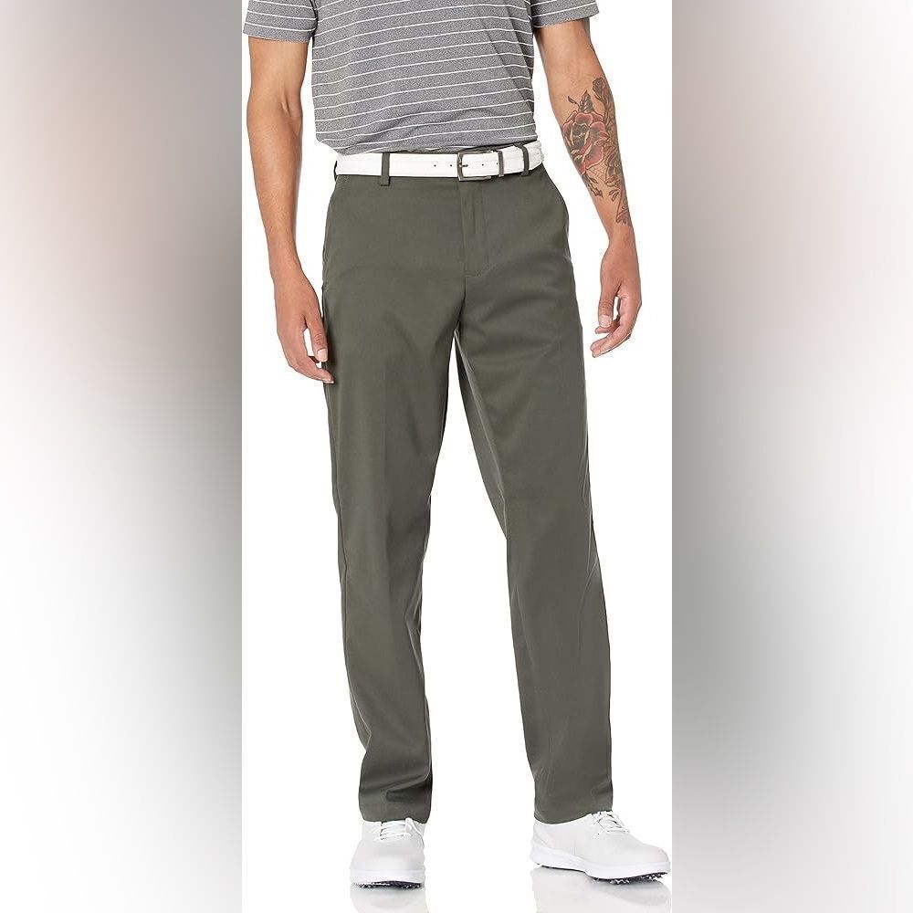 Amazon Essentials Men's Classic-Fit Pant Green Size 36W L31